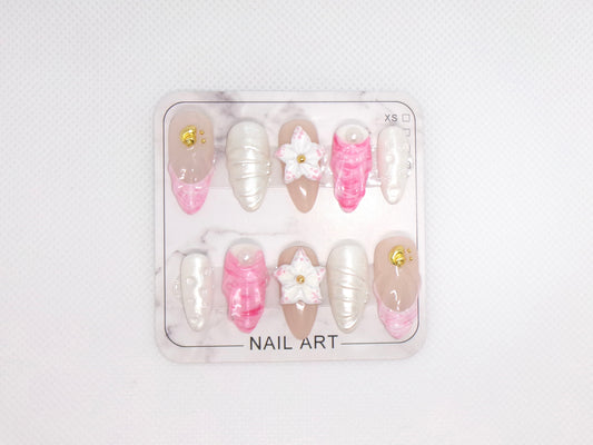 Dreamy 3D Shell 🐚🌸